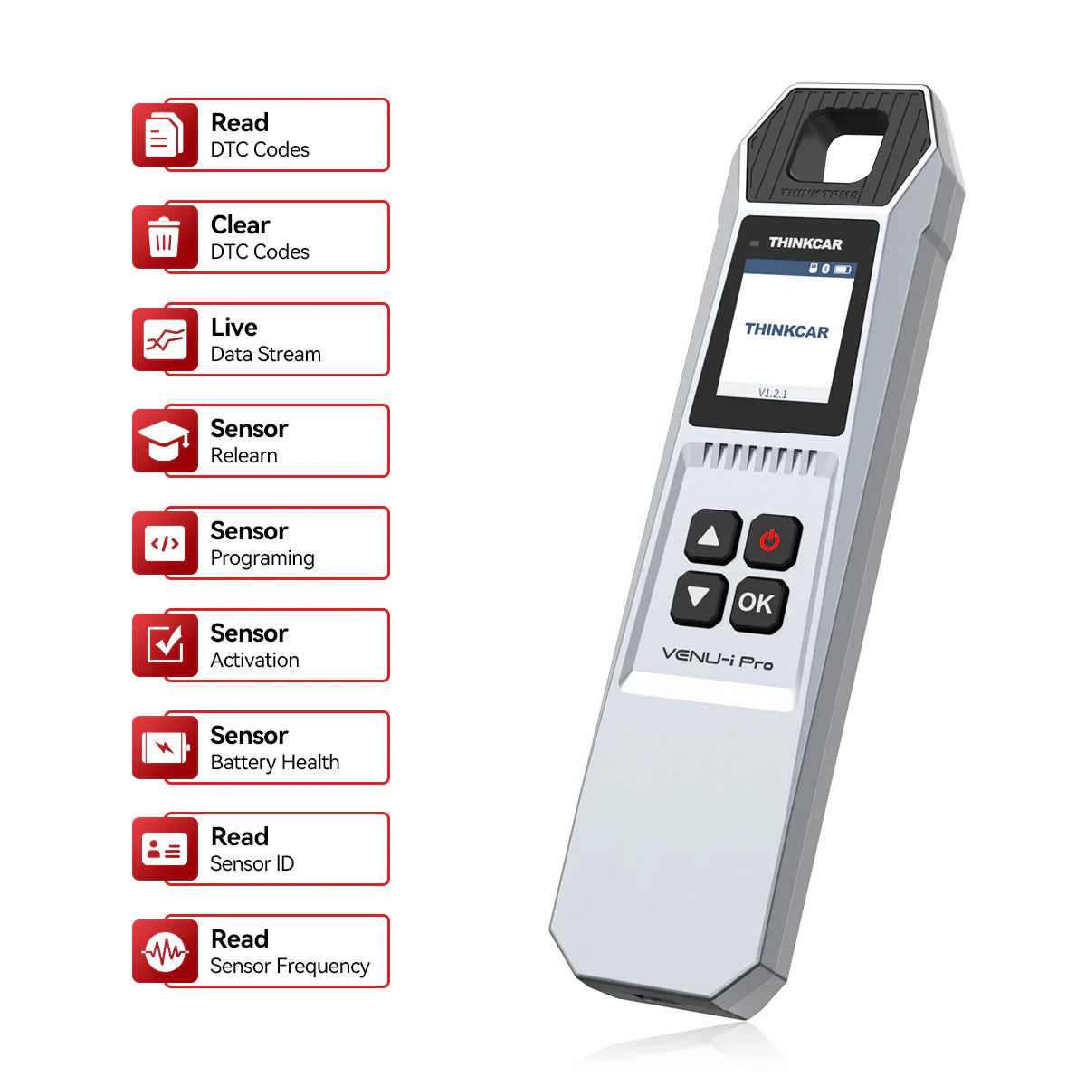 THINKTPMS VENU iPro – TPMS programátor a reset senzorů