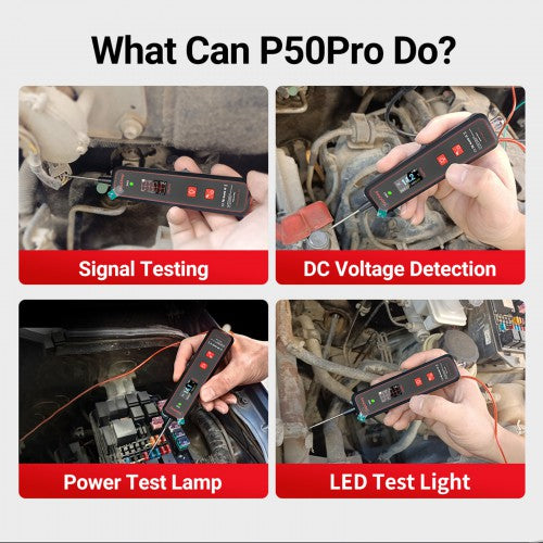 TopDiag P50Pro Mini osciloskop a tester automobilových obvodů