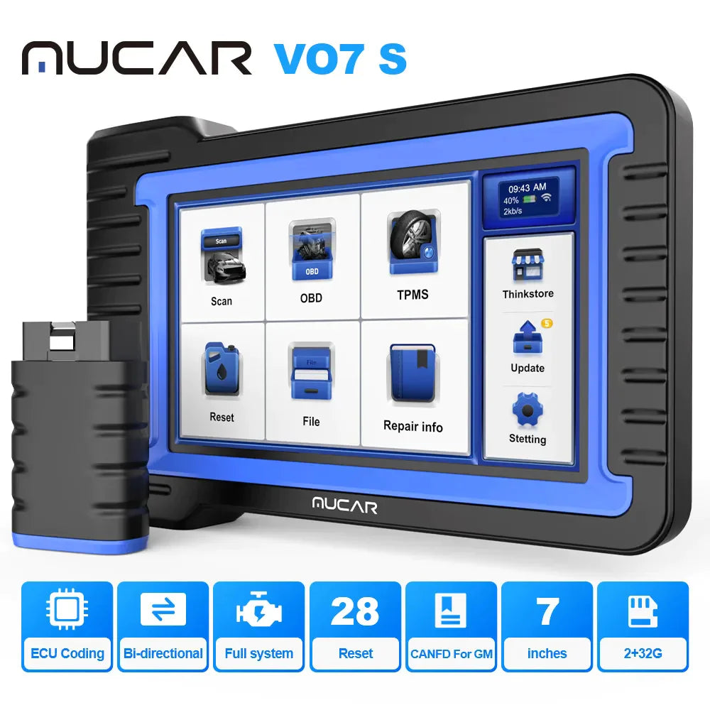Mucar V07 S – chytrá autodiagnostika v češtině s profesionálními funkcemi