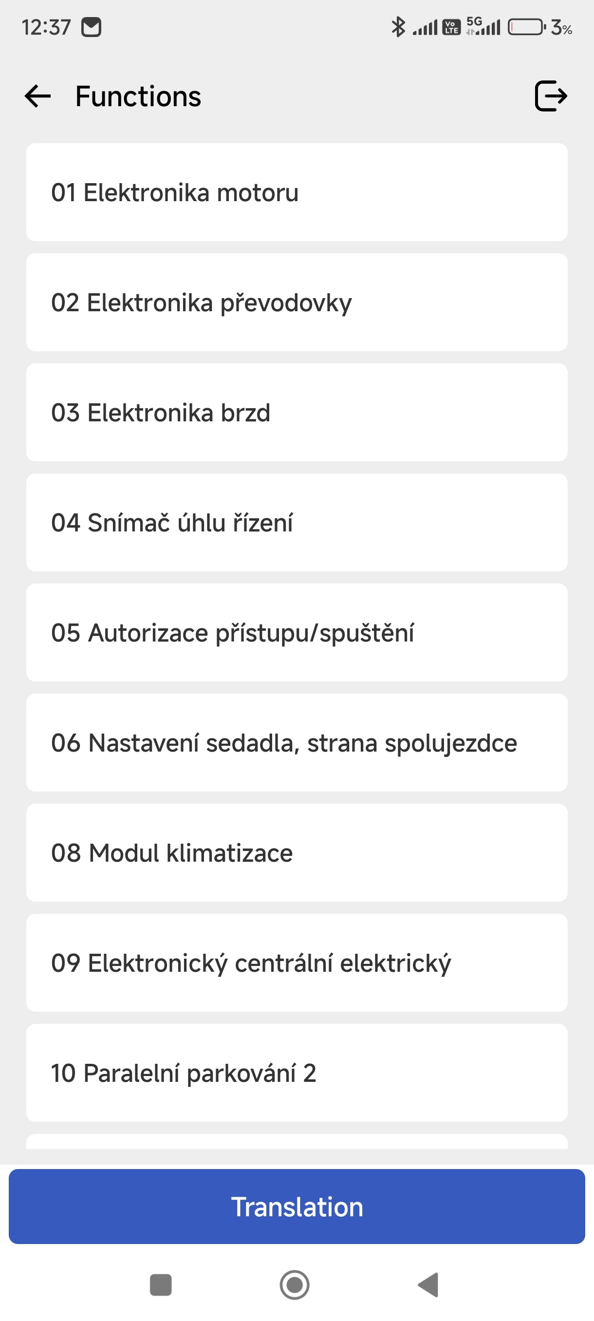 Mucar BT200 Pro – chytrá diagnostika s českým překladem a bezdrátovým připojením