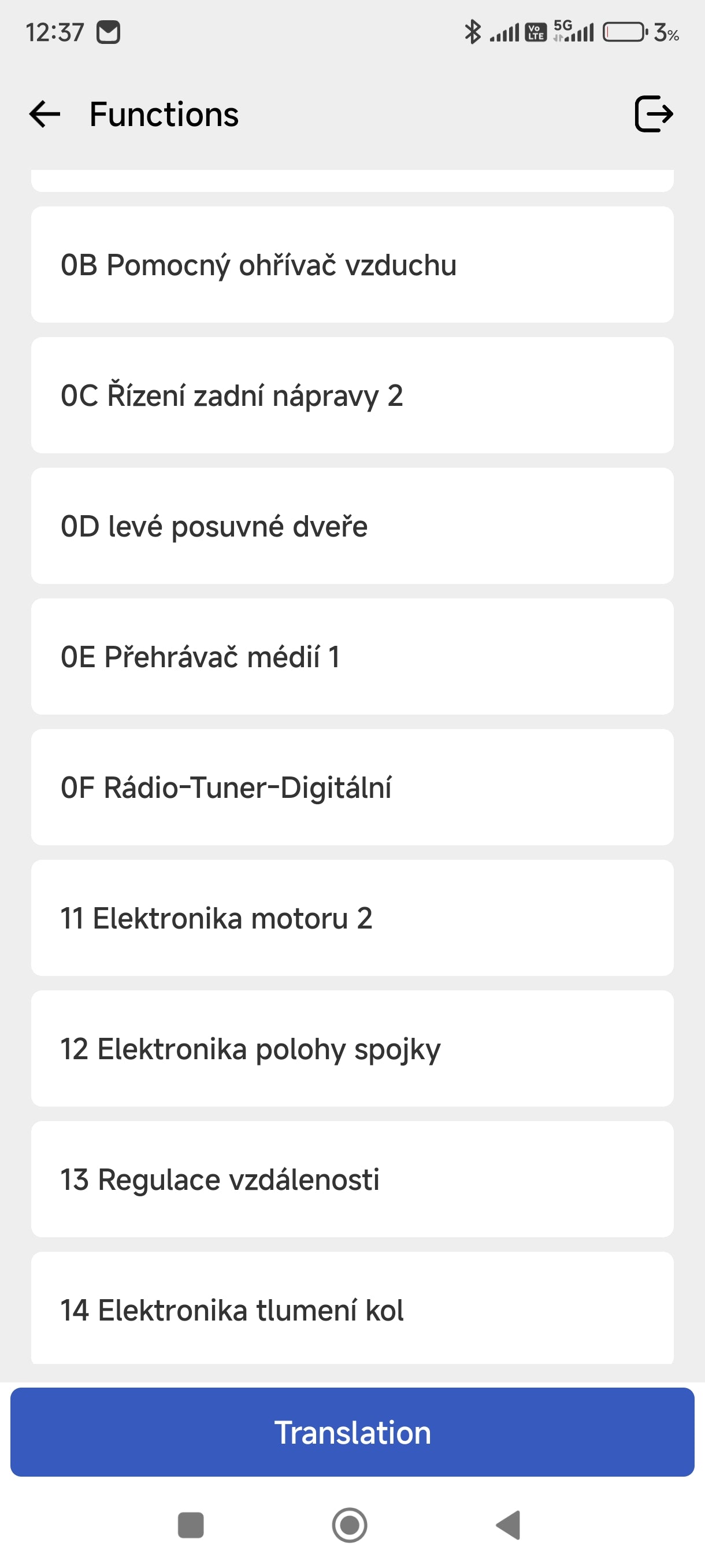 Mucar BT200 Pro – chytrá diagnostika s českým překladem a bezdrátovým připojením