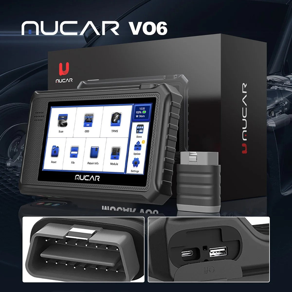 Mucar V06 – univerzální diagnostika od ThinkCar s češtinou a doživotními aktualizacemi