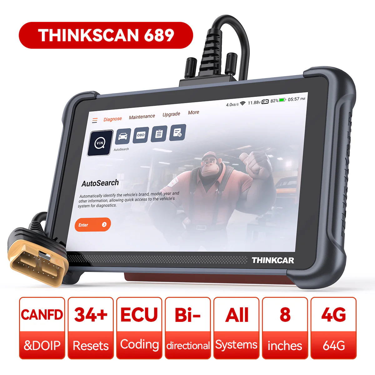 ThinkCar ThinkScan 689 v CZ jazyce + doživotní aktualizace zdarma