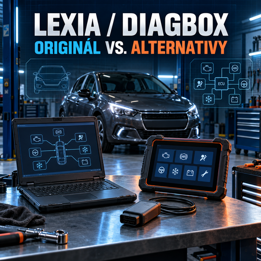 Lexia - DiagBox pro Peugeot a Citroën: originální diagnostika vs. moderní alternativy