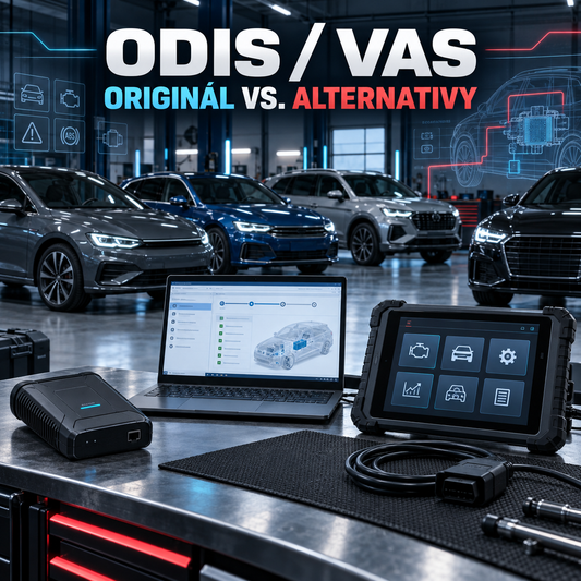 ODIS a VAS6154 pro Volkswagen, Audi, Škoda a SEAT: originál vs. moderní alternativy