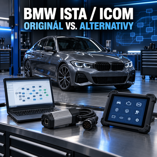 BMW ISTA a ICOM: originální diagnostika vs. moderní alternativy