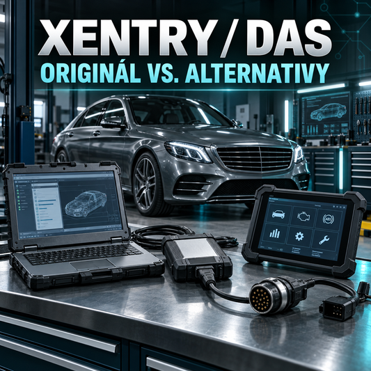 Mercedes XENTRY a DAS: originální diagnostika vs. moderní alternativy