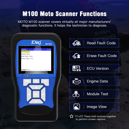 JDiag M100 Univerzální diagnostika motocyklů FULL verze