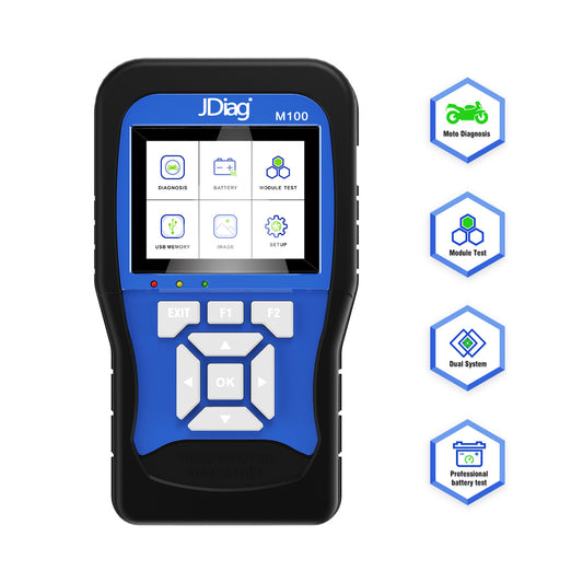 JDiag M100 Univerzální diagnostika motocyklů FULL verze
